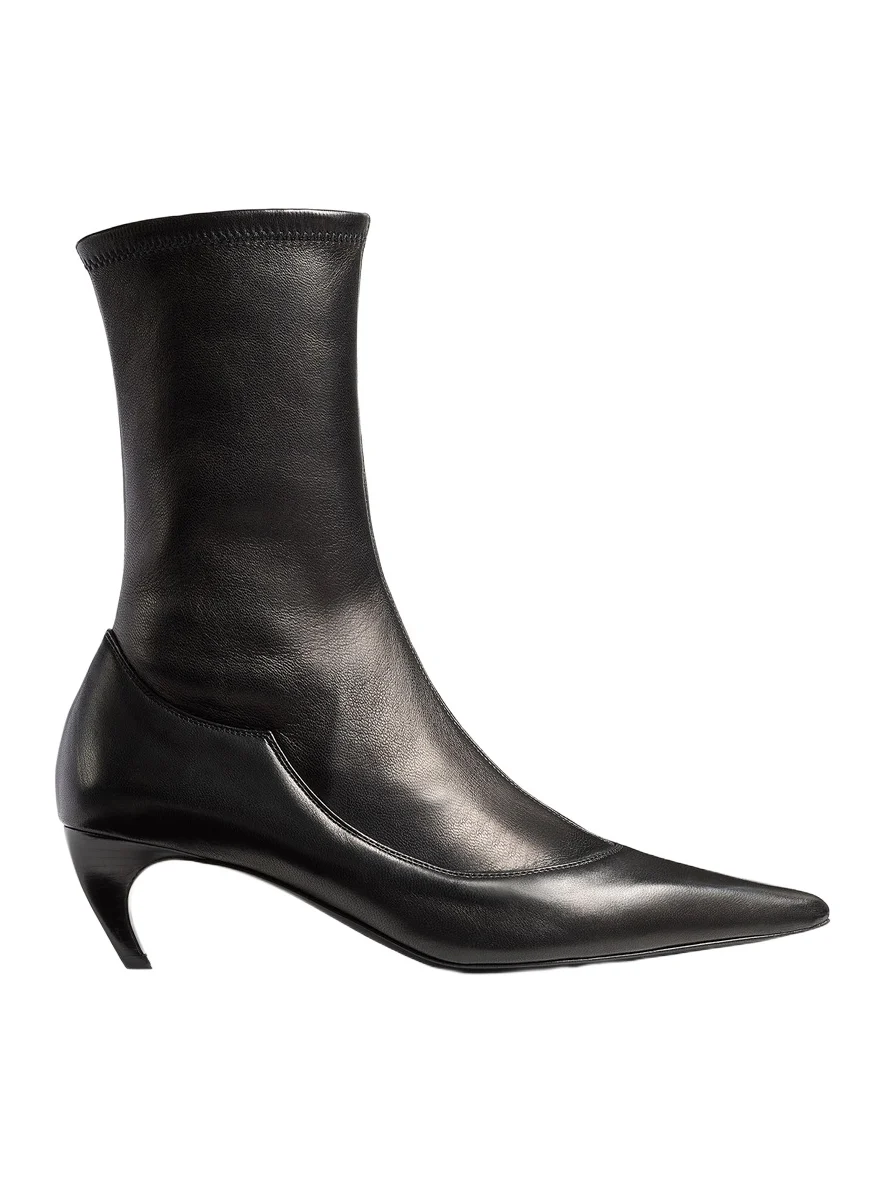 Valerie Mid-Calf Boot In Black Valerie Mid-Calf Boot In Black
