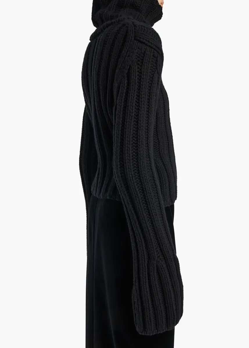 Khaite Kelly Sweater In Black | Thumbnail 6 Khaite Kelly Sweater In Black | Thumbnail 6