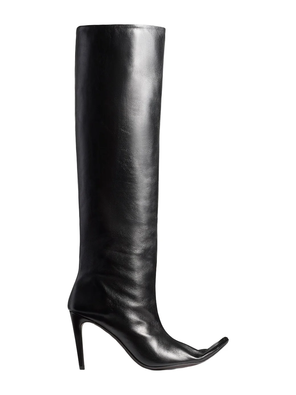 Khaite Marlene Knee-High Boot In Black Leather