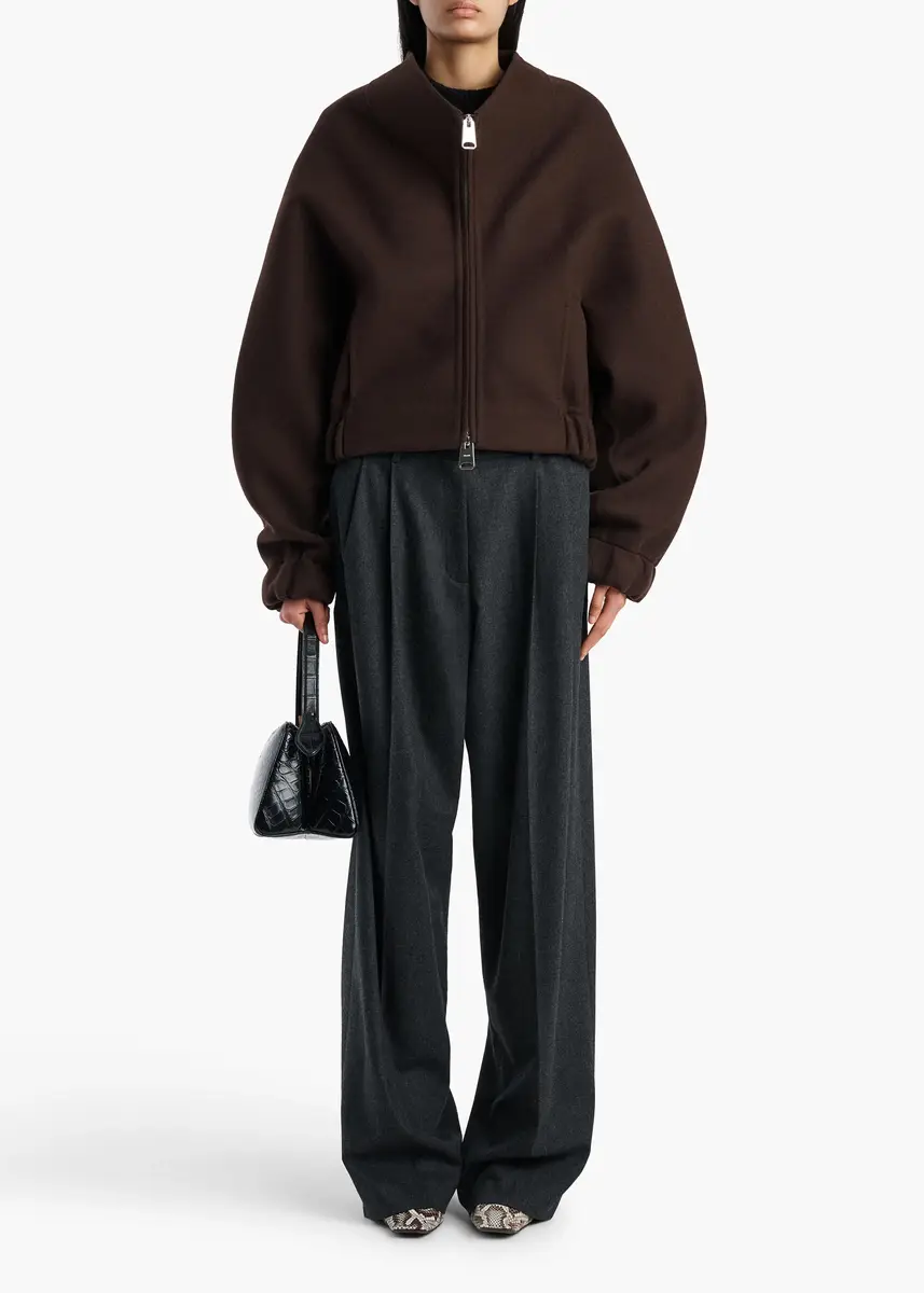 Khaite Ixin Jacket In Dark Brown | Thumbnail 2 Khaite Ixin Jacket In Dark Brown | Thumbnail 2