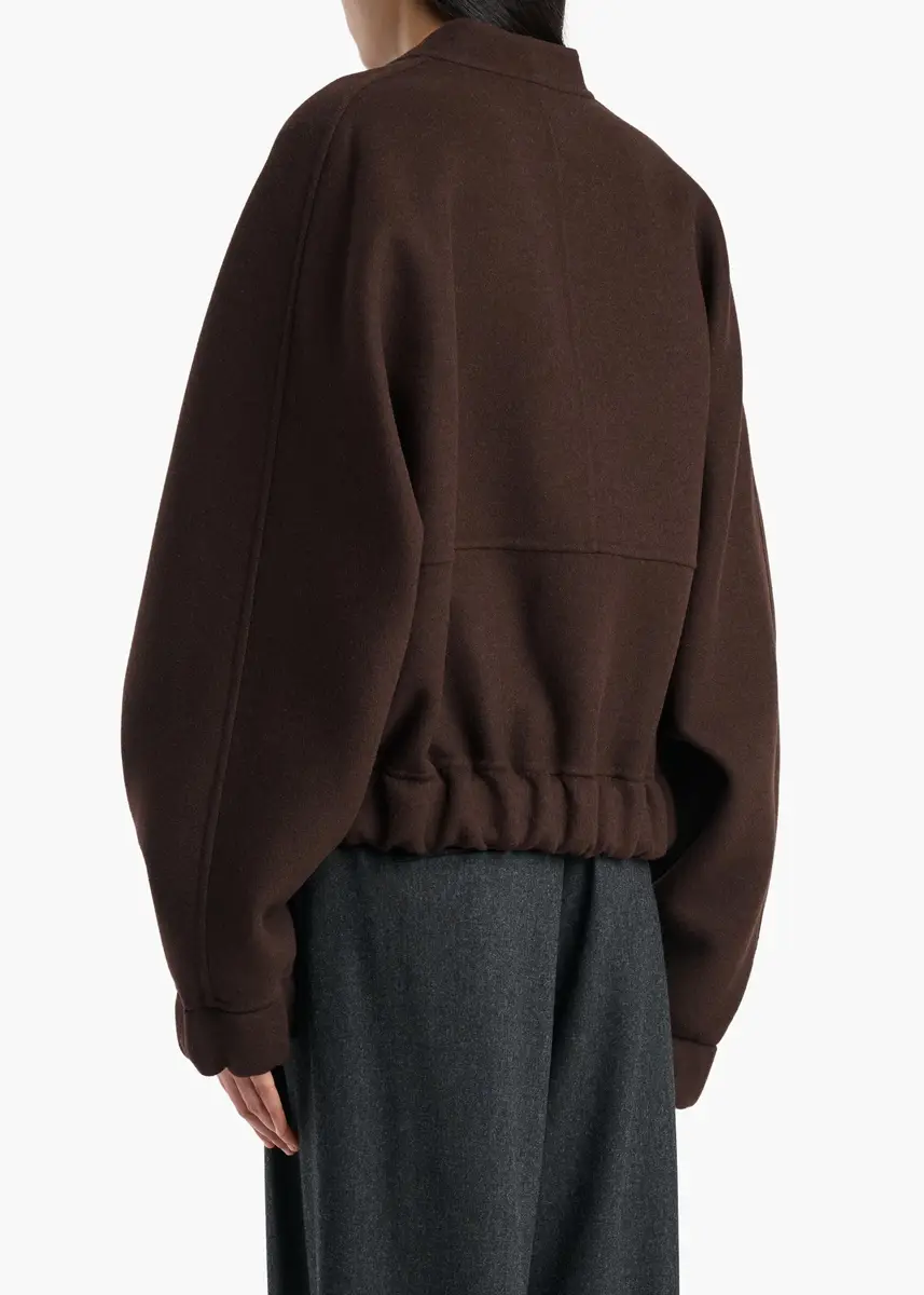 Khaite Ixin Jacket In Dark Brown | Thumbnail 4 Khaite Ixin Jacket In Dark Brown | Thumbnail 4