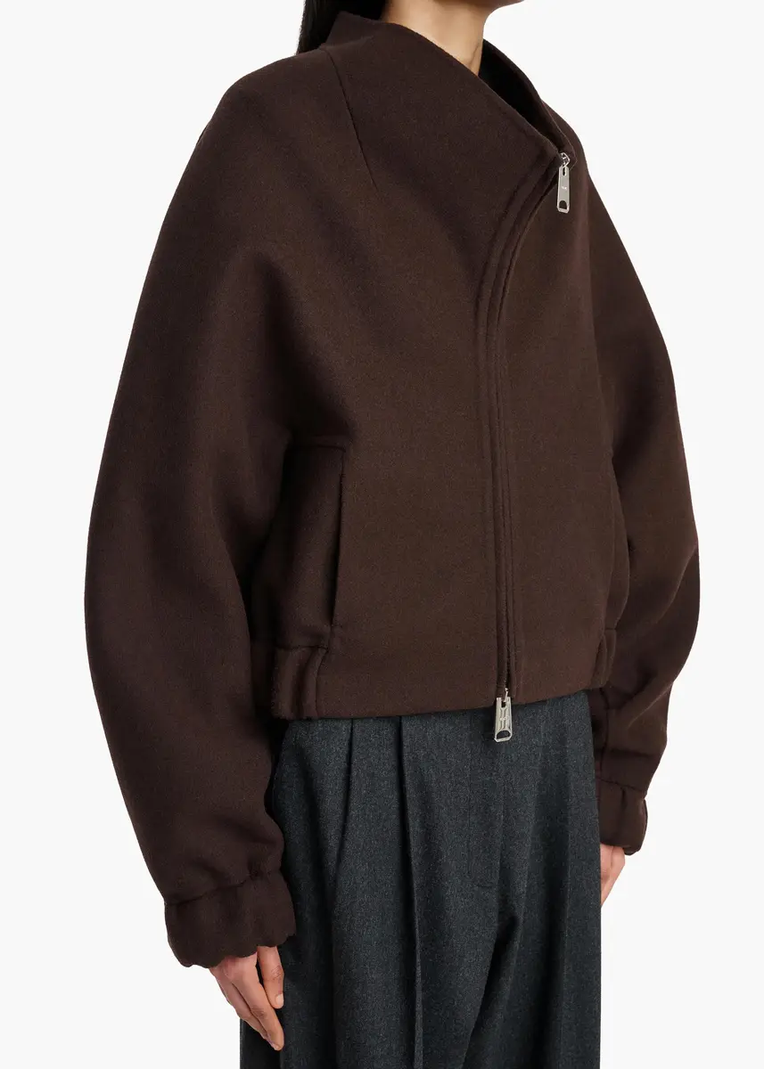 Khaite Ixin Jacket In Dark Brown | Thumbnail 5 Khaite Ixin Jacket In Dark Brown | Thumbnail 5