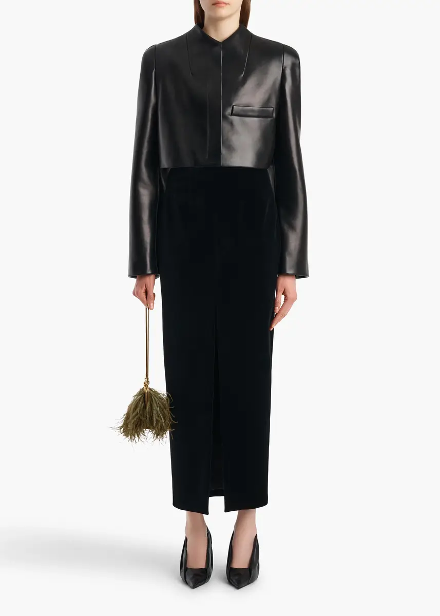 Khaite Samo Jacket In Black Leather | Thumbnail 2 Khaite Samo Jacket In Black Leather | Thumbnail 2