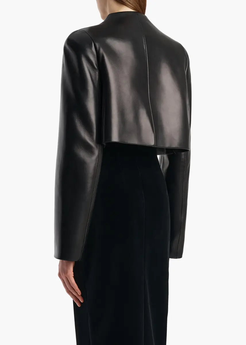 Khaite Samo Jacket In Black Leather | Thumbnail 4 Khaite Samo Jacket In Black Leather | Thumbnail 4