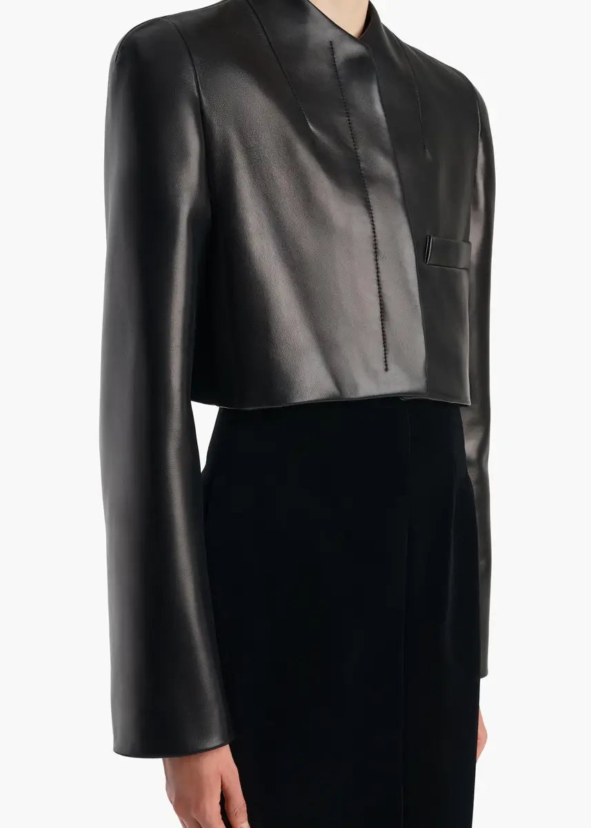 Khaite Samo Jacket In Black Leather | Thumbnail 5 Khaite Samo Jacket In Black Leather | Thumbnail 5