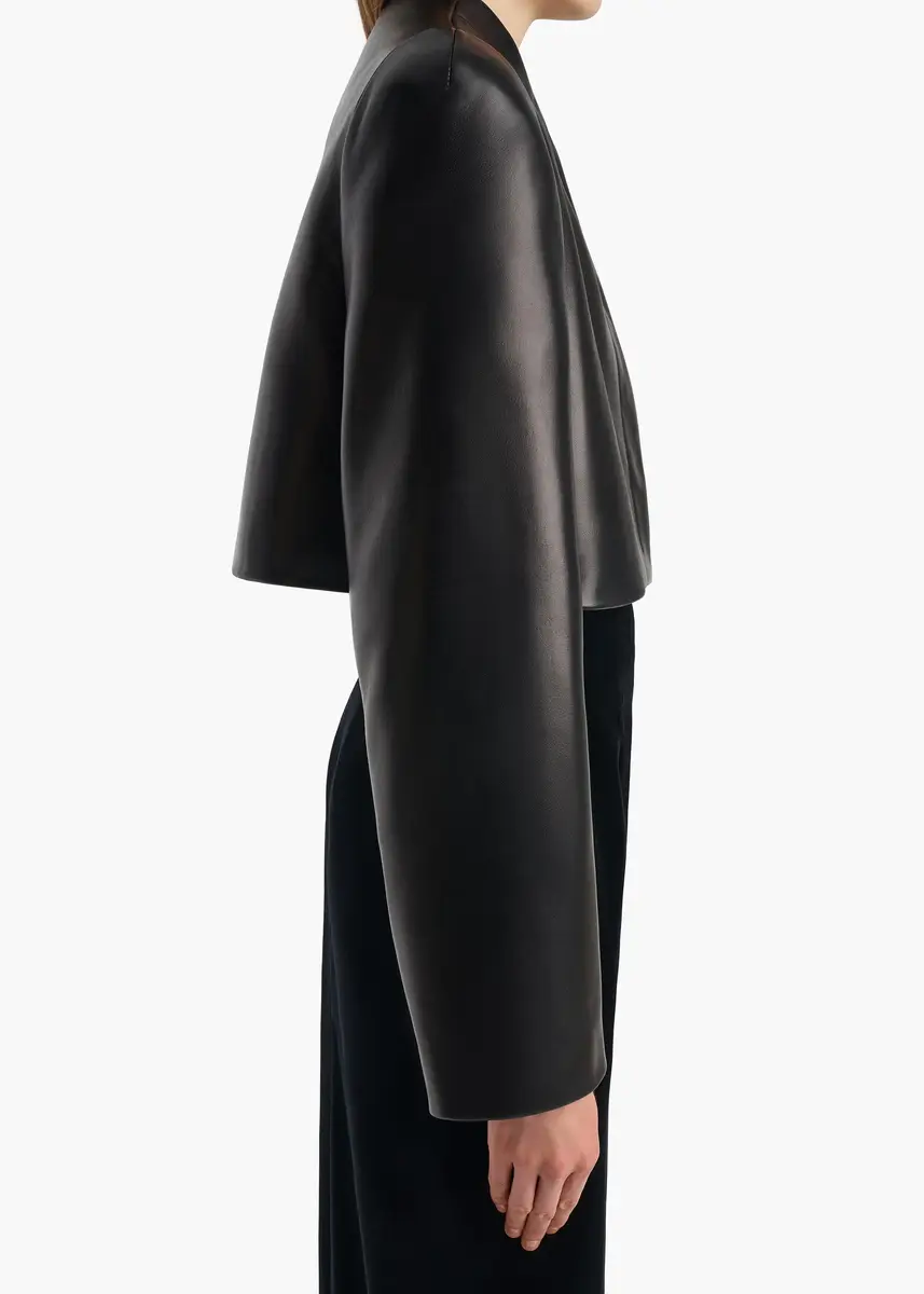 Khaite Samo Jacket In Black Leather | Thumbnail 6 Khaite Samo Jacket In Black Leather | Thumbnail 6