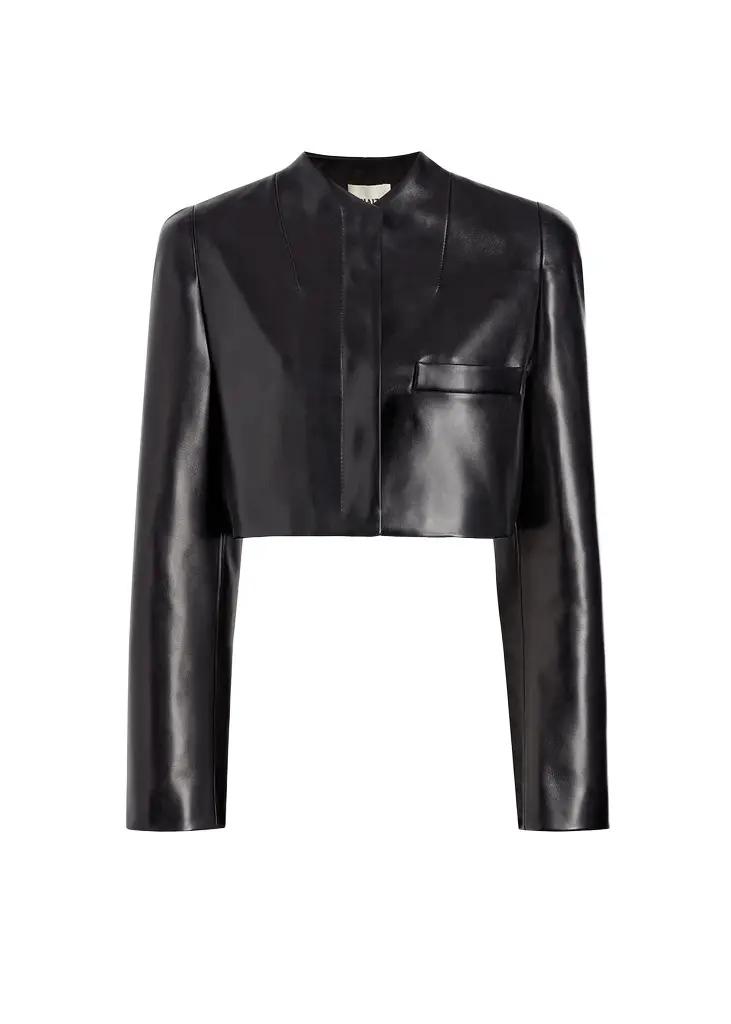 Samo Jacket In Black Leather Samo Jacket In Black Leather