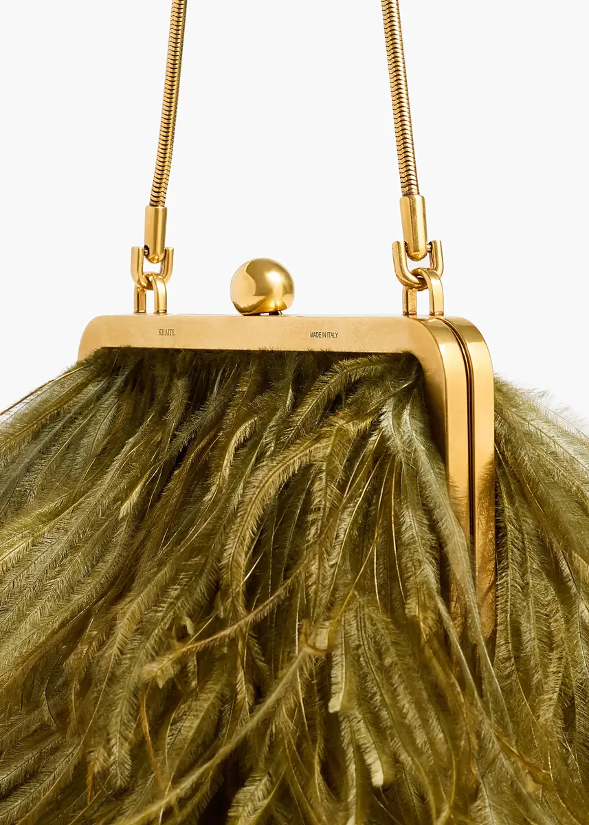 Khaite Lilith Chain Evening Bag In Olive | Thumbnail 4 Khaite Lilith Chain Evening Bag In Olive | Thumbnail 4