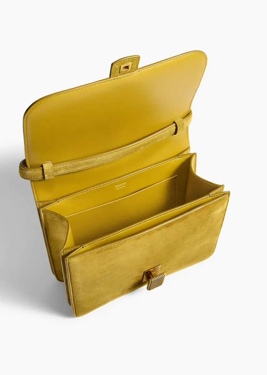 Khaite Blake Crossbody Bag In Golden Olive | Thumbnail 3 Khaite Blake Crossbody Bag In Golden Olive | Thumbnail 3
