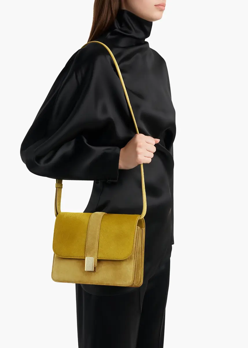 Khaite Blake Crossbody Bag In Golden Olive | Thumbnail 5 Khaite Blake Crossbody Bag In Golden Olive | Thumbnail 5