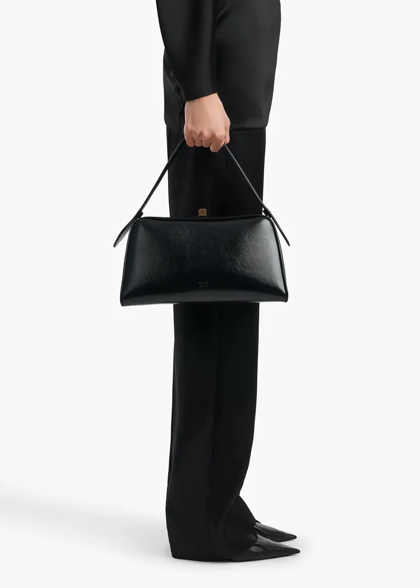 Khaite Cate Bag In Black Crackle Patent Leather | Thumbnail 5 Khaite Cate Bag In Black Crackle Patent Leather | Thumbnail 5