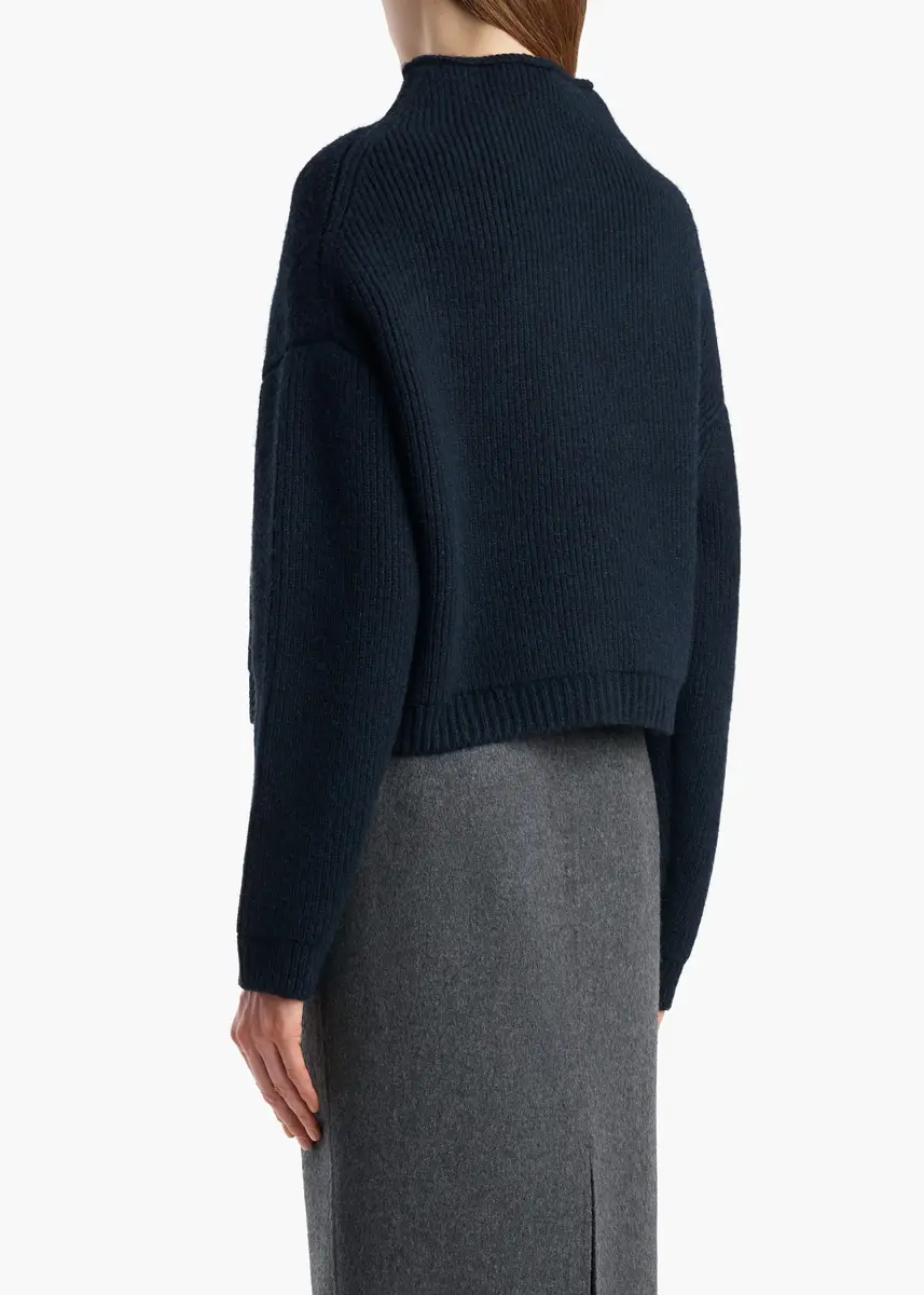 Khaite Marjorie Cardigan In Deep Navy | Thumbnail 4 Khaite Marjorie Cardigan In Deep Navy | Thumbnail 4