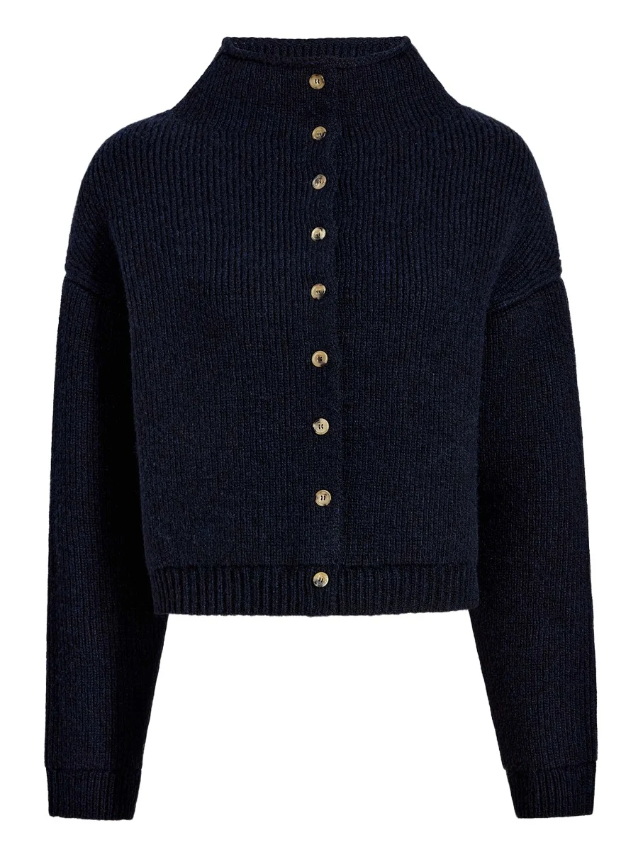 Marjorie Cardigan In Deep Navy