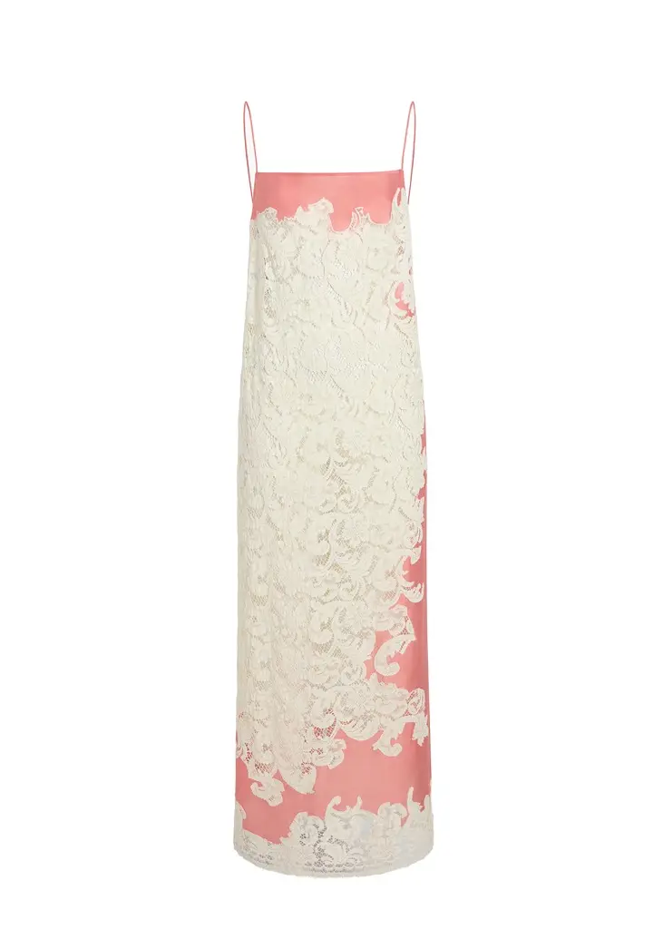 Khaite Nevis Dress In Coral | Image 1 Khaite Nevis Dress In Coral | Image 1