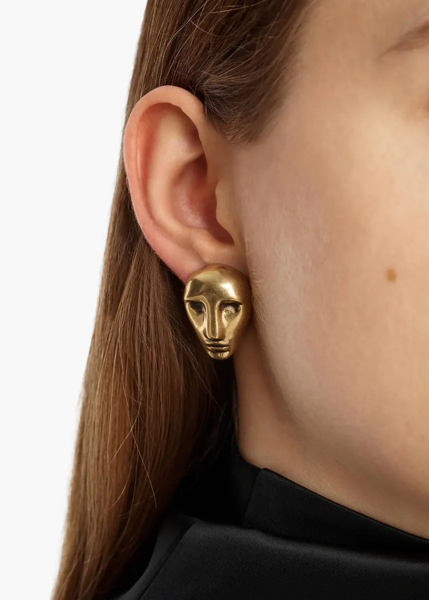 Khaite Visage Earrings In | Thumbnail 3 Khaite Visage Earrings In | Thumbnail 3