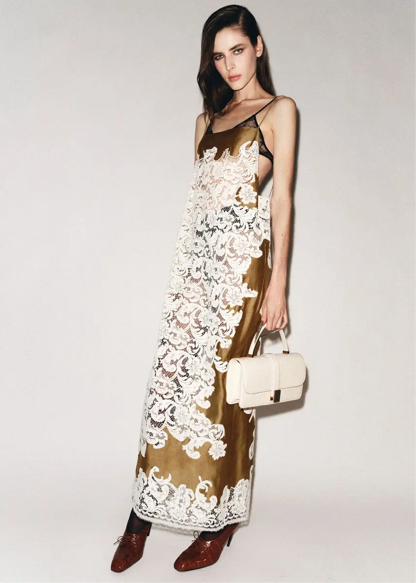 Khaite Nevis Dress In Bronze | Thumbnail 7 Khaite Nevis Dress In Bronze | Thumbnail 7