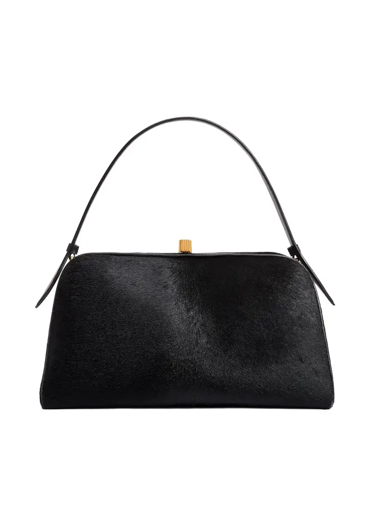Khaite Cate Bag In Black Haircalf | Image 1 Khaite Cate Bag In Black Haircalf | Image 1