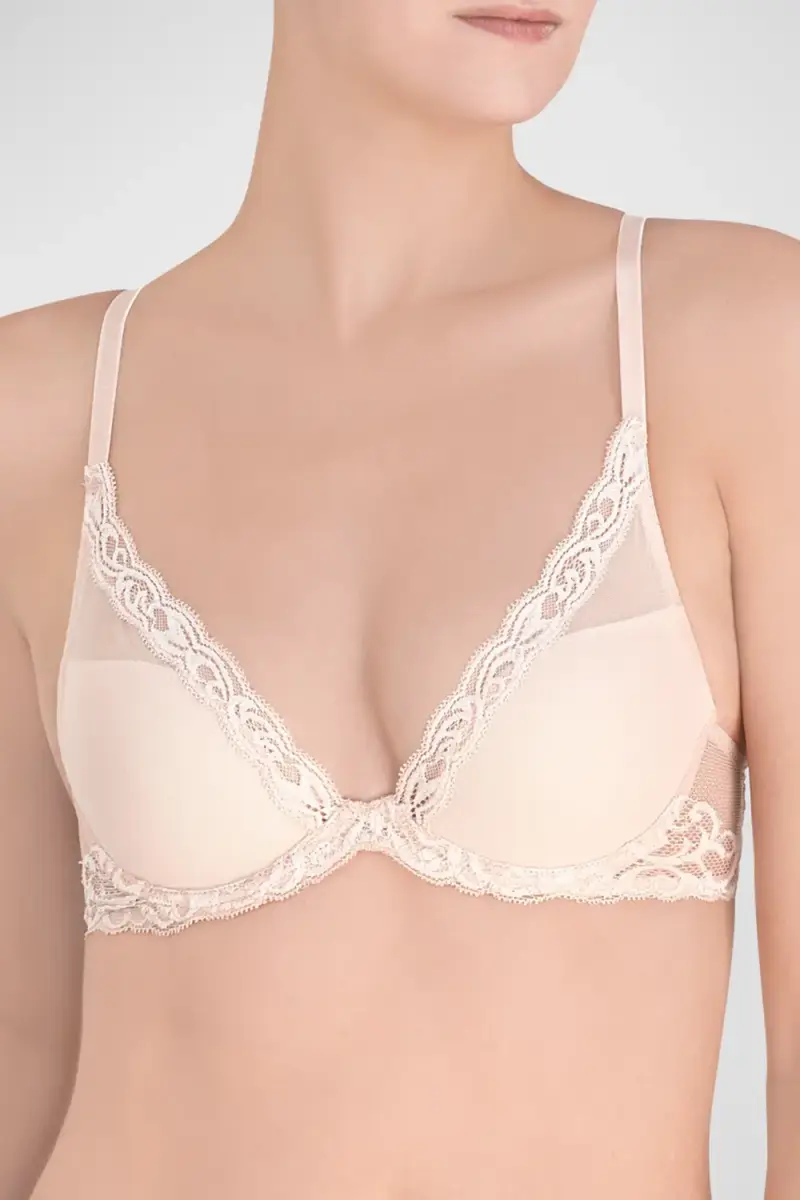 Natori Feathers Contour Plunge Bra | Thumbnail 2 Natori Feathers Contour Plunge Bra | Thumbnail 2