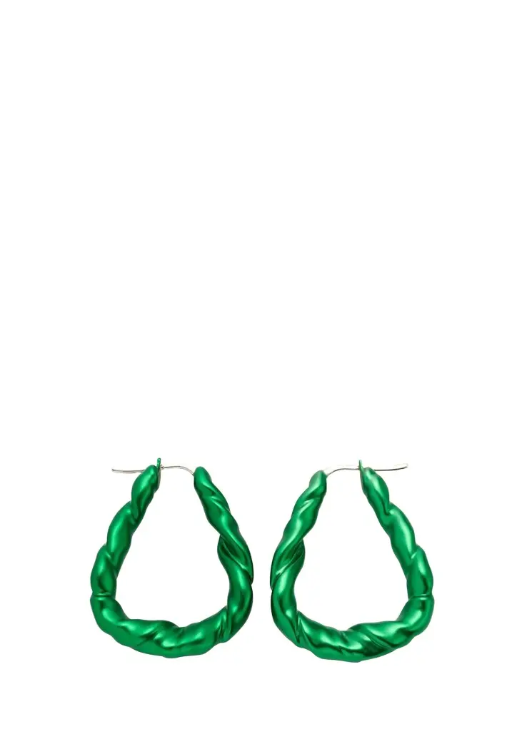 Loewe Nappa Twist Hoop Earrings | Image 1 Loewe Nappa Twist Hoop Earrings | Image 1
