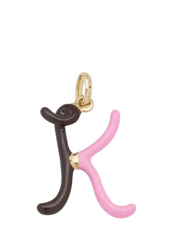 Bea Bongiasca Enamel Letter Necklace | Image 1 Bea Bongiasca Enamel Letter Necklace | Image 1