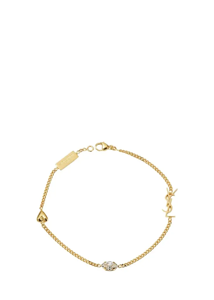 Saint Laurent Opyum Heart Charm Bracelet | Image 1 Saint Laurent Opyum Heart Charm Bracelet | Image 1