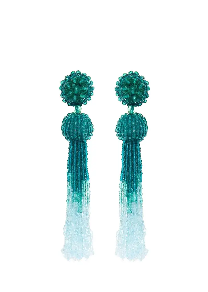 Oscar de la Renta Large Tonal Degrade Earrings | Image 1 Oscar de la Renta Large Tonal Degrade Earrings | Image 1