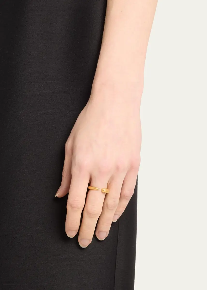 Khiry Khartoum Stacking Ring in Nude Matte 18K Gold Vermeil | Thumbnail 2 Khiry Khartoum Stacking Ring in Nude Matte 18K Gold Vermeil | Thumbnail 2