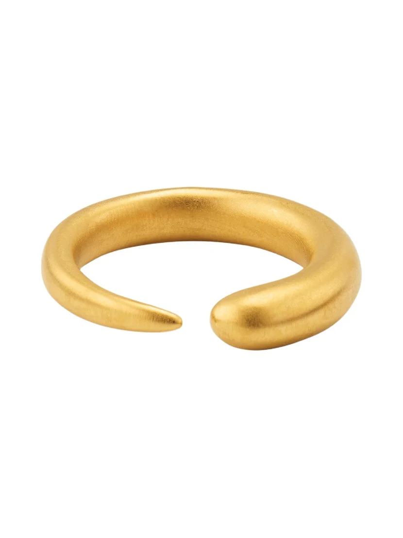 Khiry Khartoum Stacking Ring in Nude Matte 18K Gold Vermeil