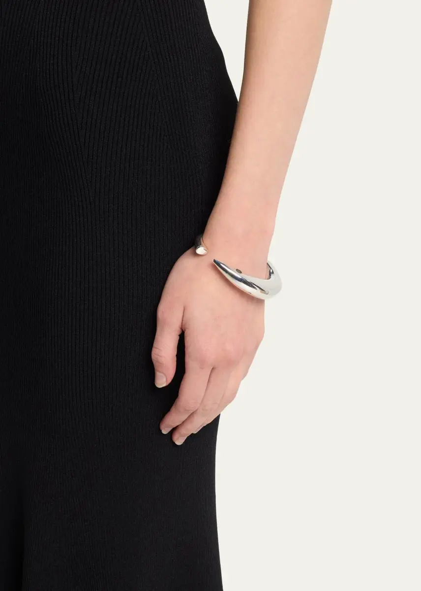Bottega Veneta Sterling Silver Hinge Bracelet | Thumbnail 2 Bottega Veneta Sterling Silver Hinge Bracelet | Thumbnail 2