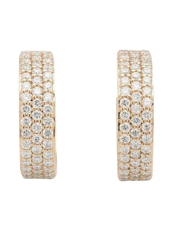 Flawless 15mm Diamond Vanity Huggies Flawless 15mm Diamond Vanity Huggies