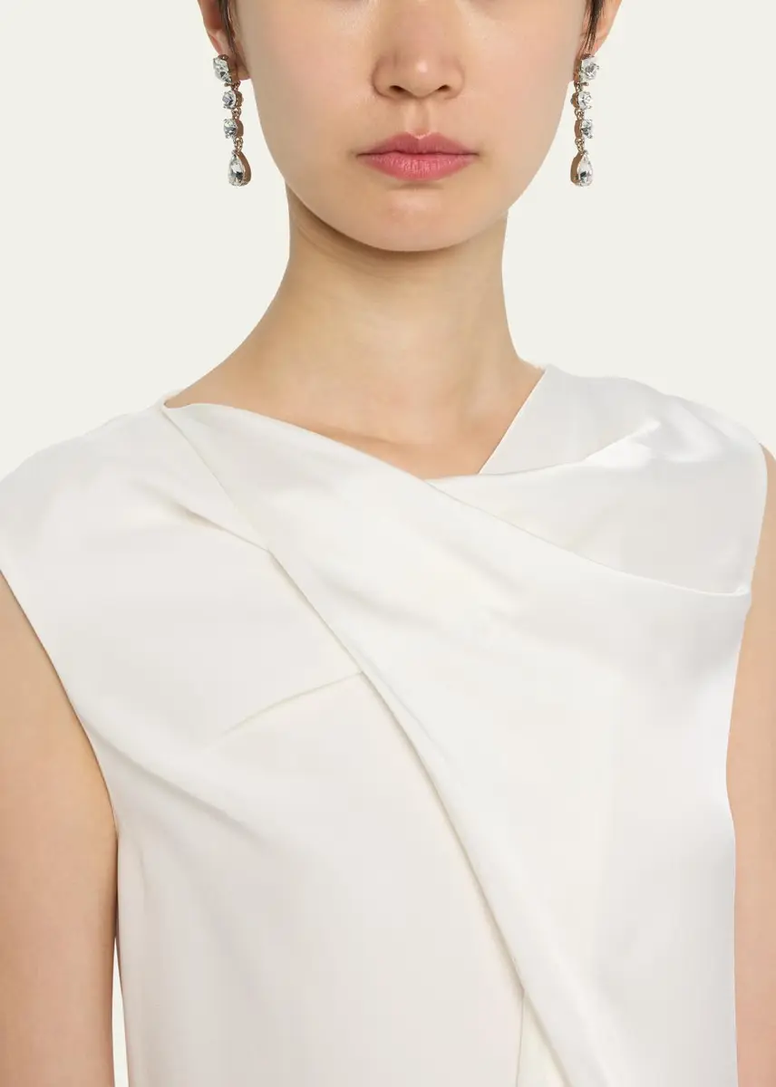 Oscar de la Renta Emma Multi-Cut Crystal Earrings | Thumbnail 2