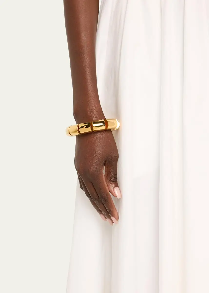 Alaïa Goldtone Coil Bracelet | Thumbnail 2 Alaïa Goldtone Coil Bracelet | Thumbnail 2