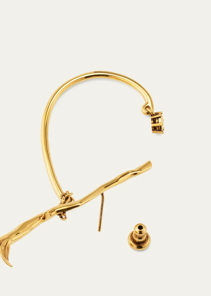 Alexander McQueen Tudor Rose Earring | Thumbnail 4 Alexander McQueen Tudor Rose Earring | Thumbnail 4