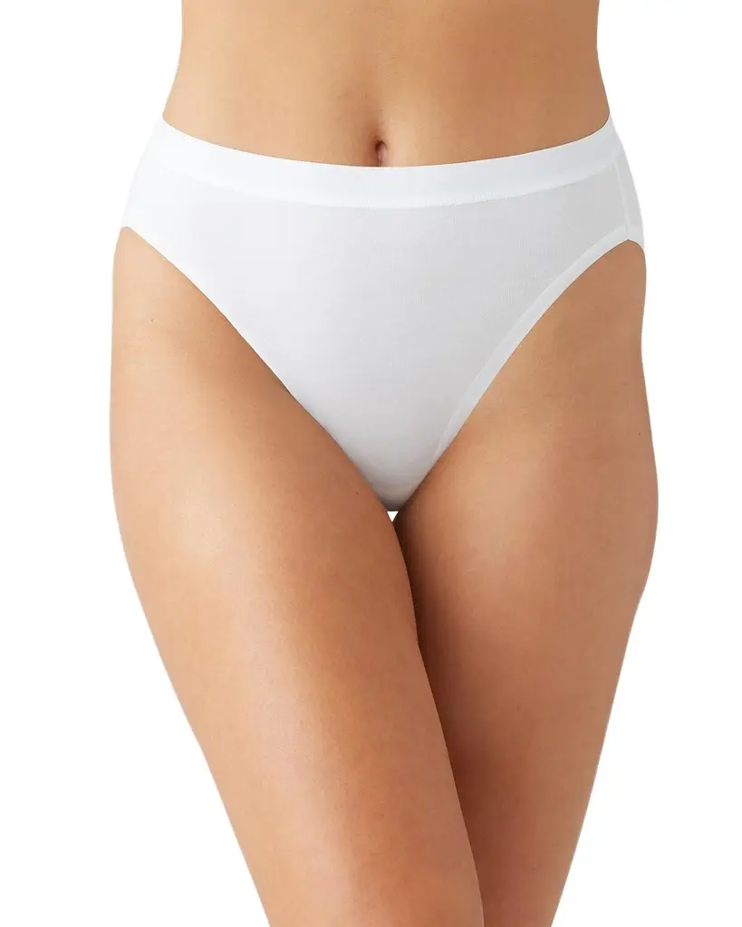 Wacoal Understated High-Cut Stretch Cotton Briefs | Image 1 Wacoal Understated High-Cut Stretch Cotton Briefs | Image 1