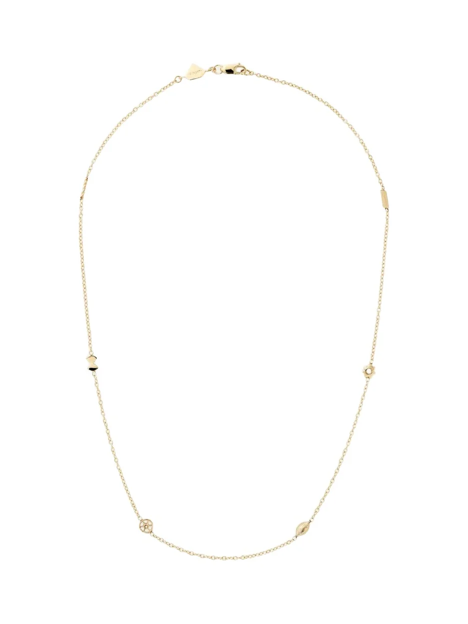 Alison Lou 14K Yellow Gold Mini Pasta By-The-Yard Necklace