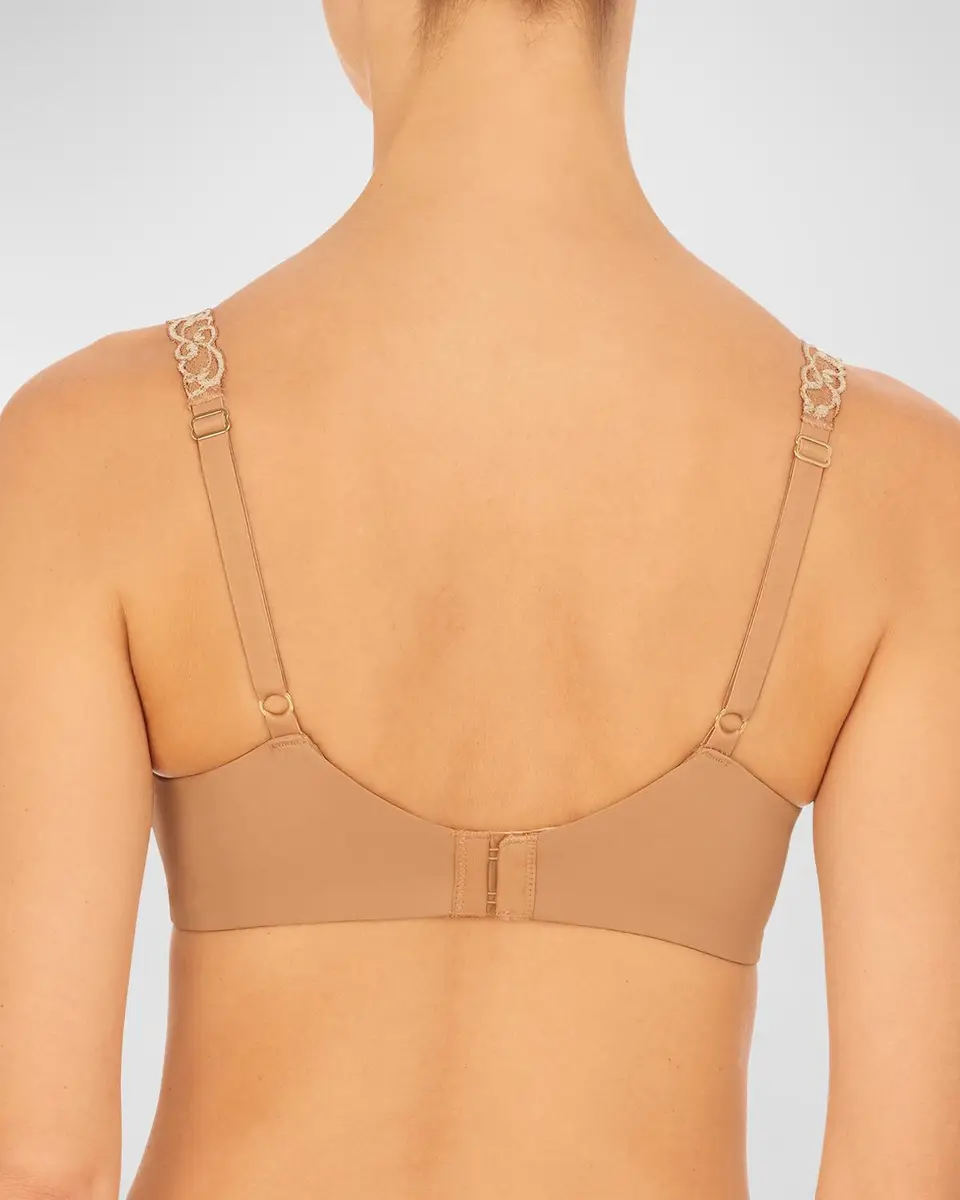 Natori Pure Luxe Lace-Trim Push-Up Bra | Thumbnail 3 Natori Pure Luxe Lace-Trim Push-Up Bra | Thumbnail 3