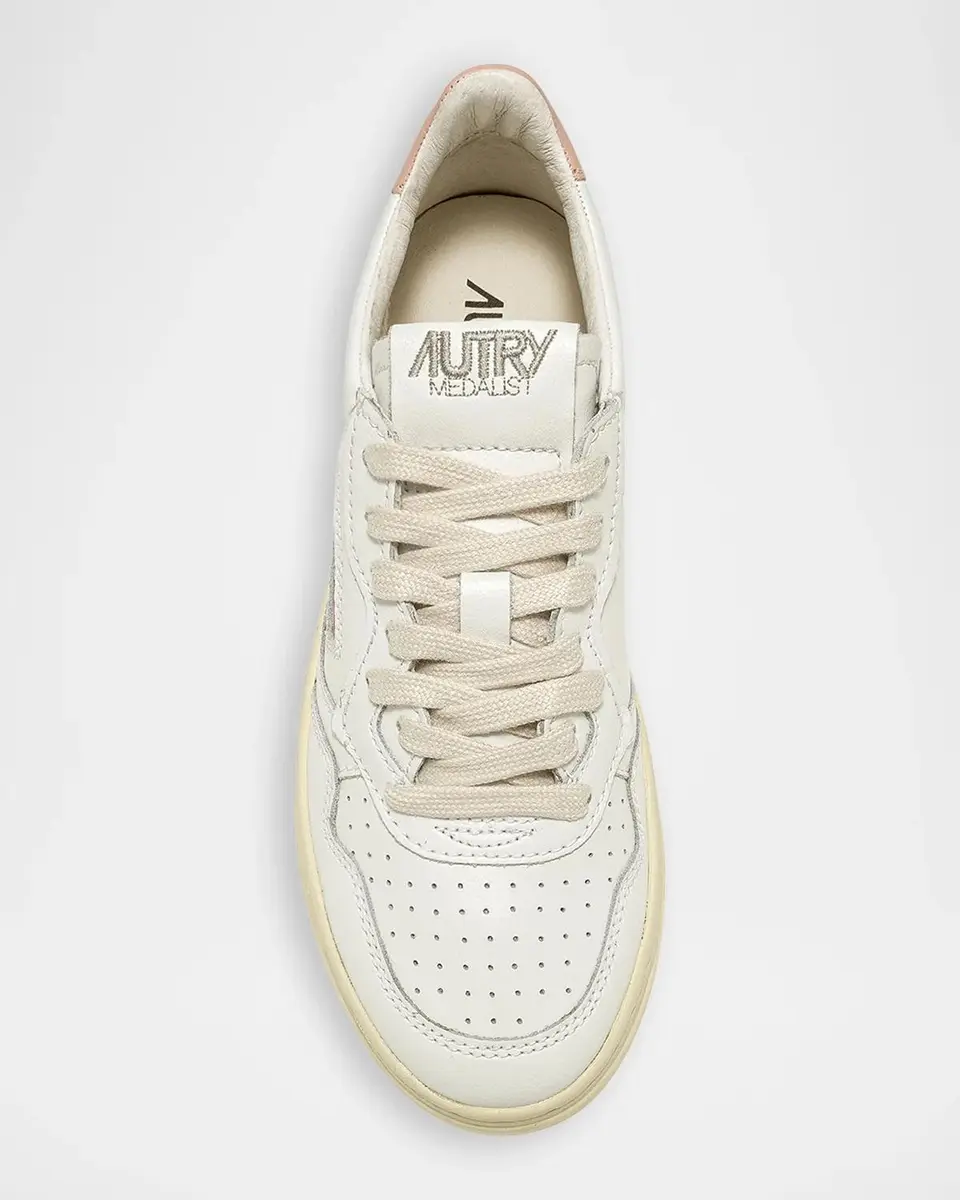 Autry Medalist Low-Top Bicolor Leather Sneakers | Thumbnail 6 Autry Medalist Low-Top Bicolor Leather Sneakers | Thumbnail 6