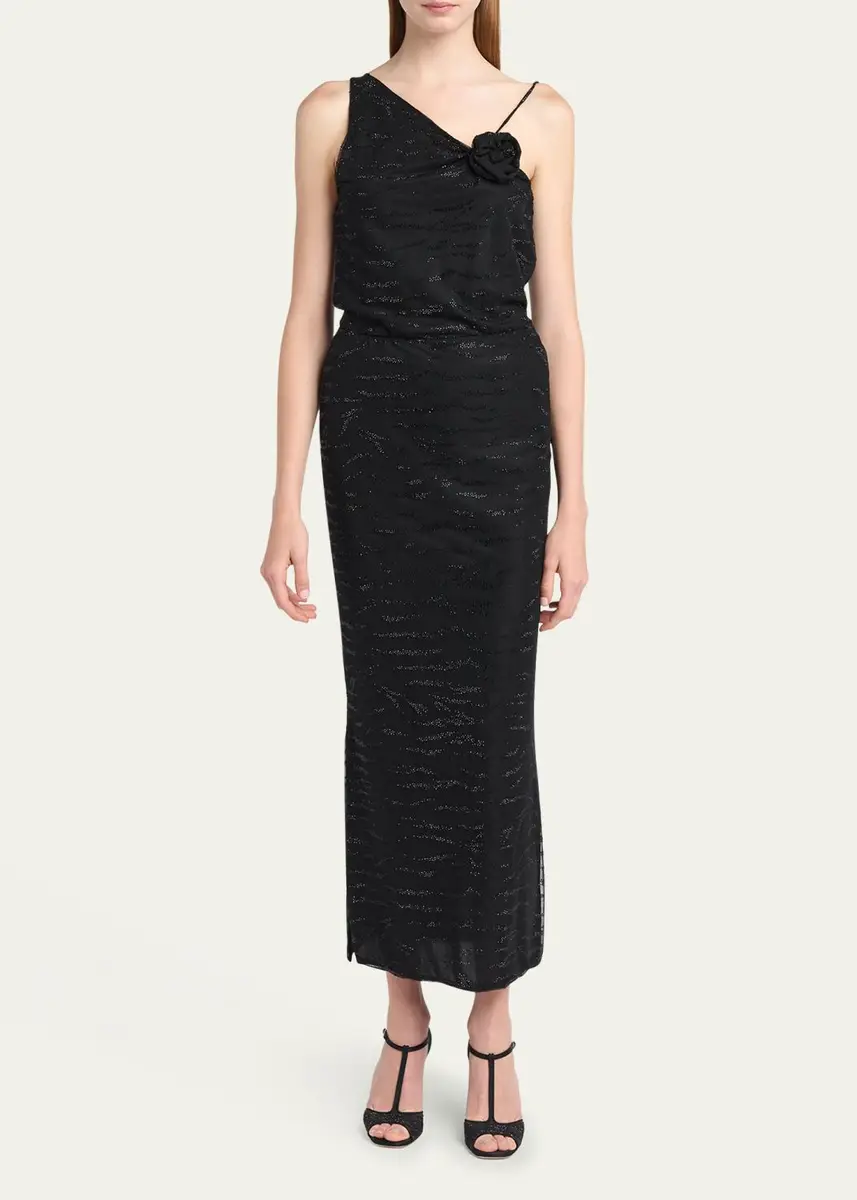 Giorgio Armani Embellished Rose One-Shoulder Gown | Thumbnail 2 Giorgio Armani Embellished Rose One-Shoulder Gown | Thumbnail 2