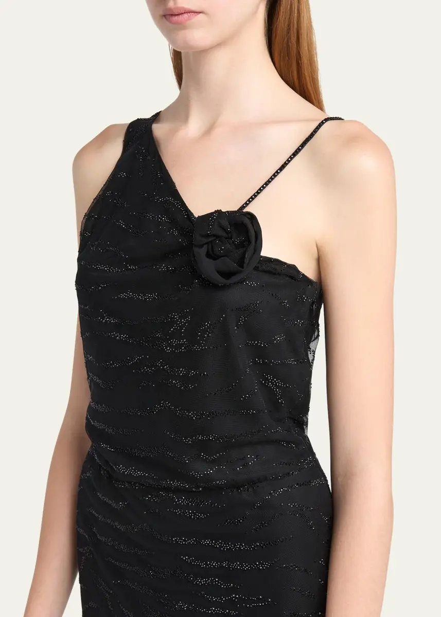 Giorgio Armani Embellished Rose One-Shoulder Gown | Thumbnail 5 Giorgio Armani Embellished Rose One-Shoulder Gown | Thumbnail 5