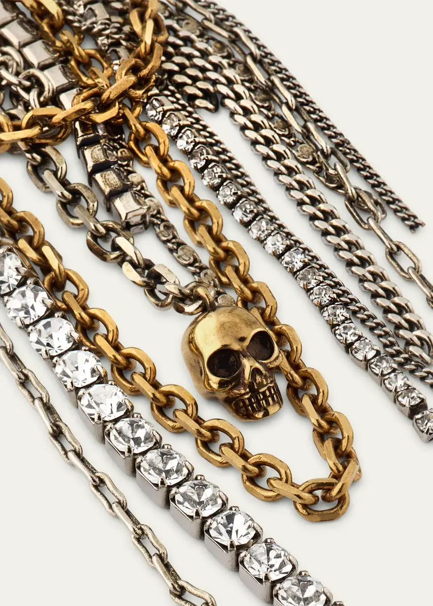 Alexander McQueen Banshee Chain Ring | Thumbnail 2 Alexander McQueen Banshee Chain Ring | Thumbnail 2