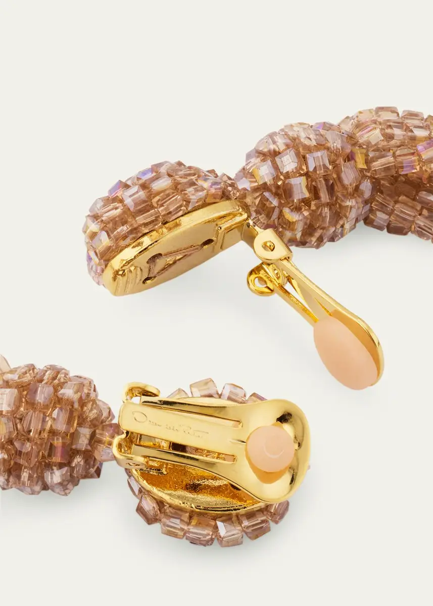 Oscar de la Renta Crystal Fringe Earrings | Thumbnail 4 Oscar de la Renta Crystal Fringe Earrings | Thumbnail 4