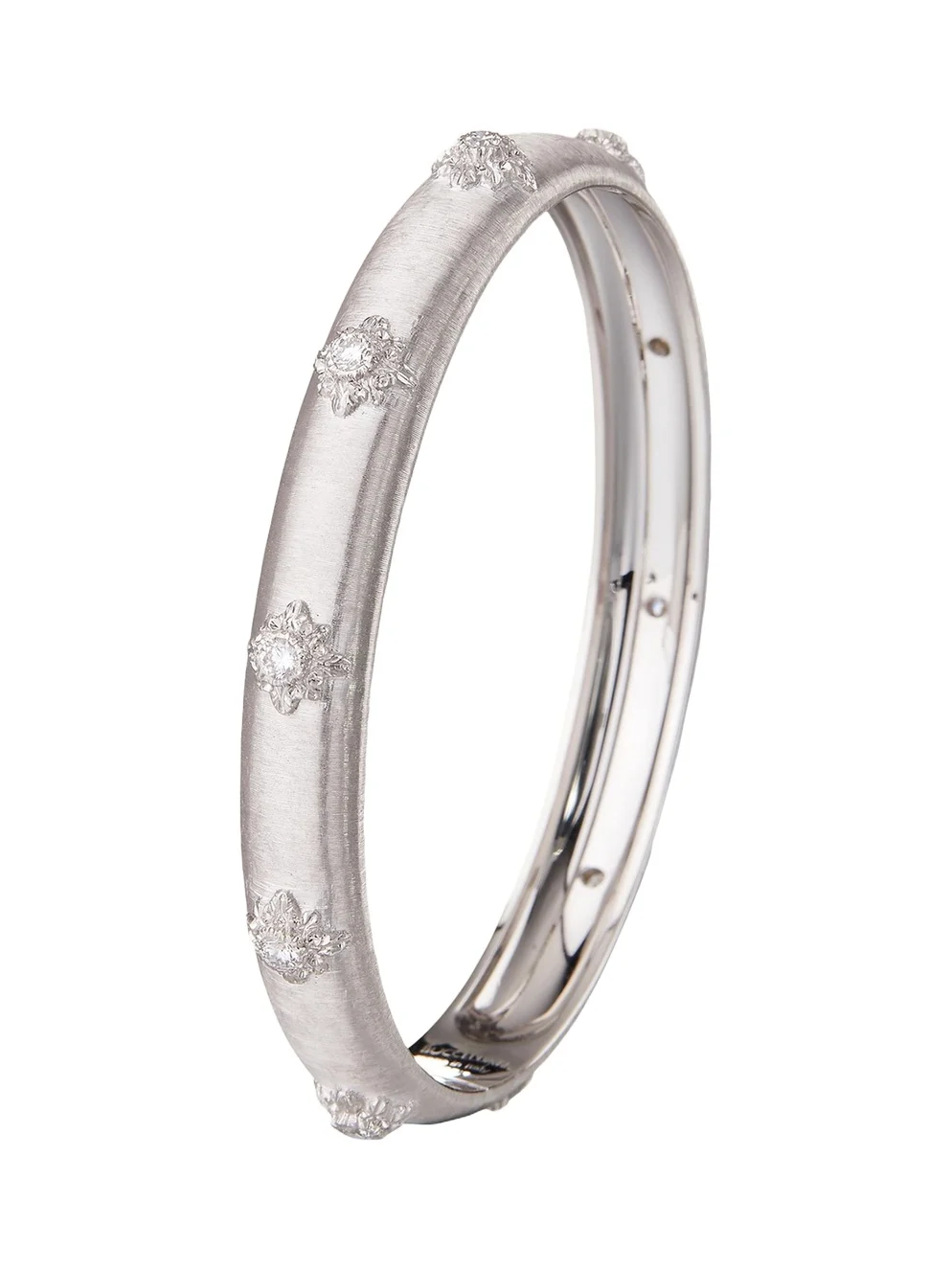 Macri Bombé Bangle, White Gold, 8mm Macri Bombé Bangle, White Gold, 8mm
