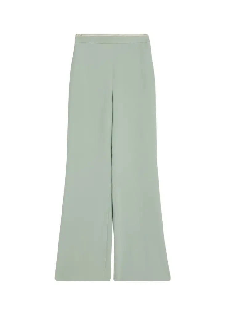 Valentino Garavani Silk Crepe Flare Trousers | Image 1 Valentino Garavani Silk Crepe Flare Trousers | Image 1