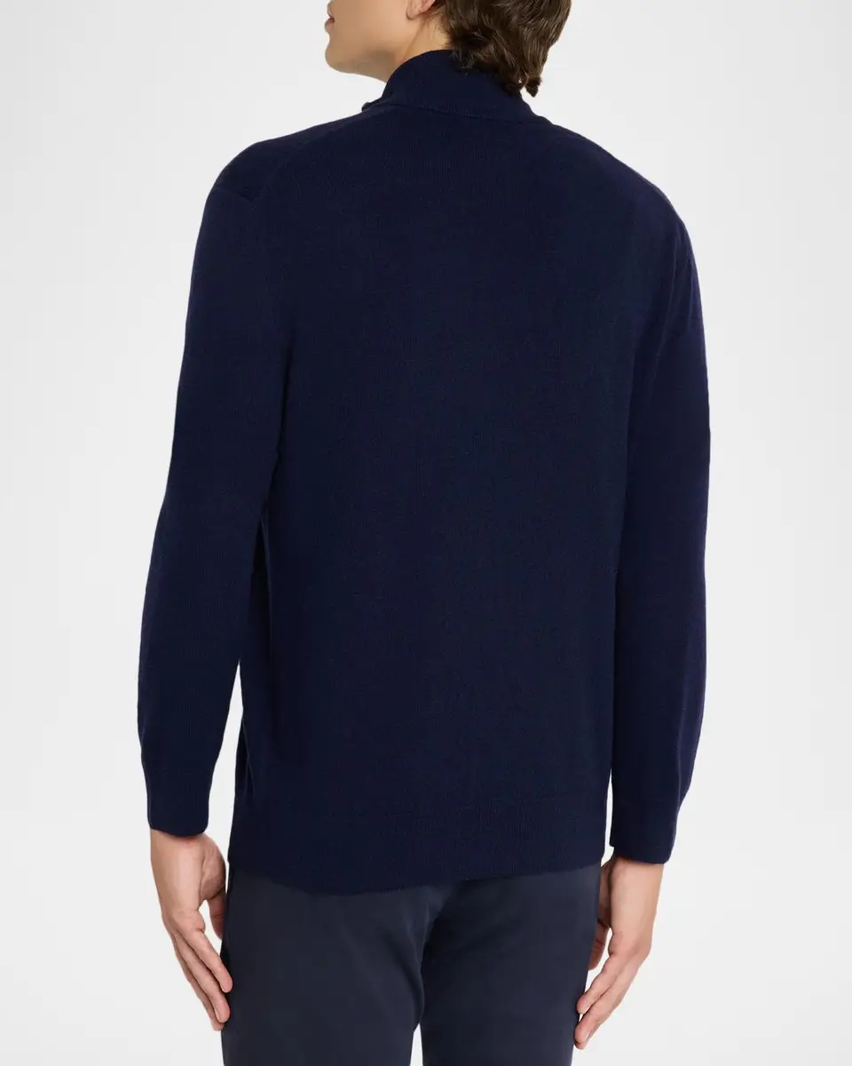 Polo Ralph Lauren Men's Wool Embroidered Pony Quarter-Zip Sweater | Thumbnail 3 Polo Ralph Lauren Men's Wool Embroidered Pony Quarter-Zip Sweater | Thumbnail 3