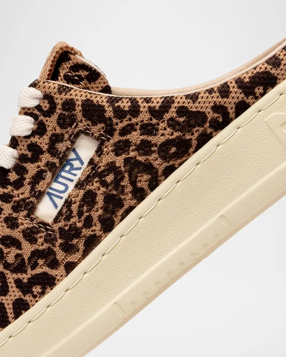 Autry Leopard-Printed Mesh Sneaker Mules | Thumbnail 3 Autry Leopard-Printed Mesh Sneaker Mules | Thumbnail 3