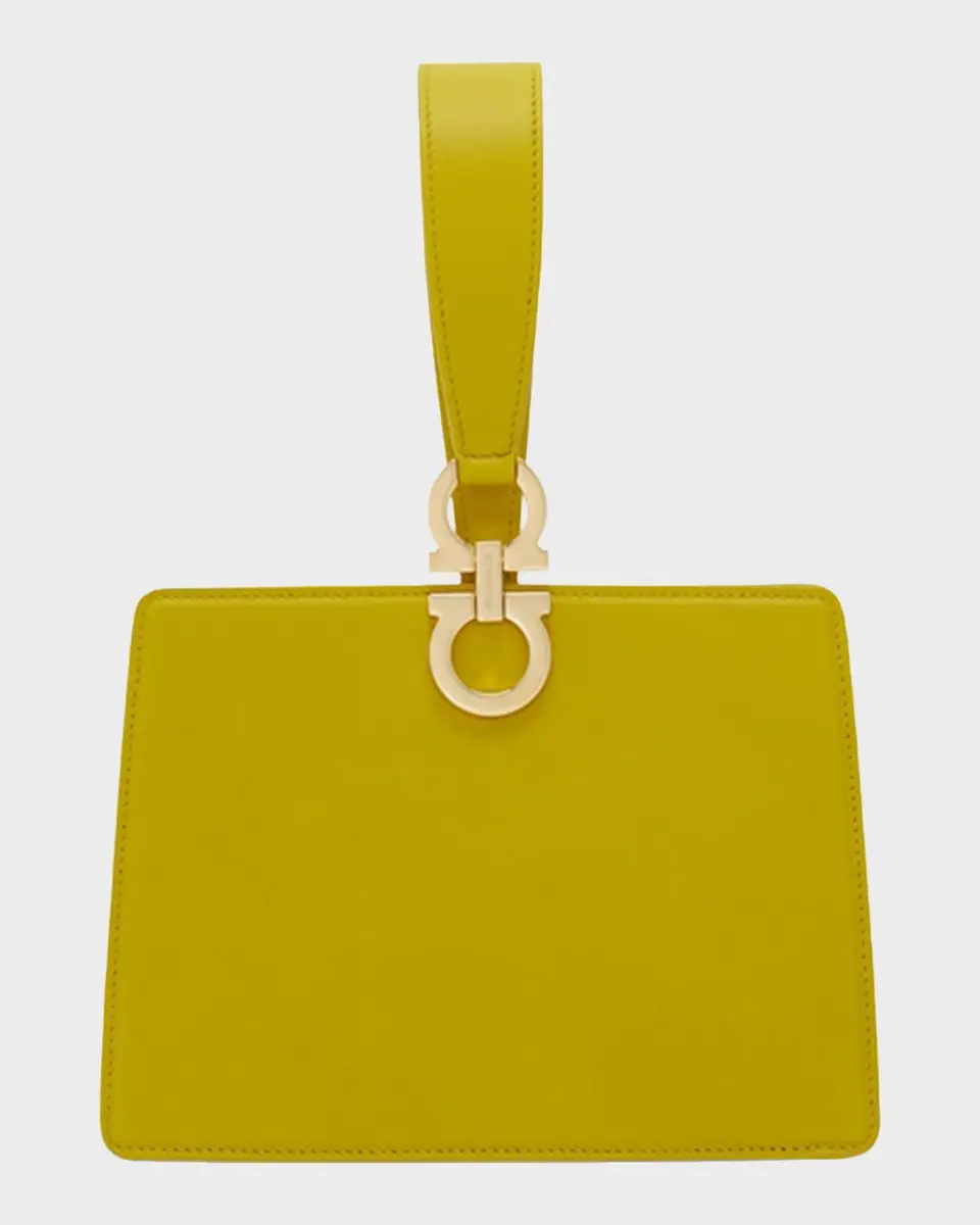 Ferragamo Double Gancini Leather Wristlet Clutch Bag | Thumbnail 3 Ferragamo Double Gancini Leather Wristlet Clutch Bag | Thumbnail 3