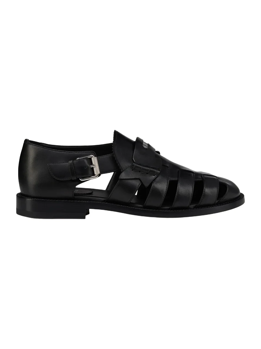 Christian Louboutin Men's Kemet Leather Fisherman Sandals