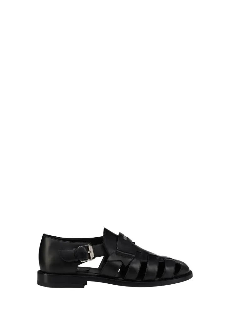 Christian Louboutin Men's Kemet Leather Fisherman Sandals | Image 1 Christian Louboutin Men's Kemet Leather Fisherman Sandals | Image 1