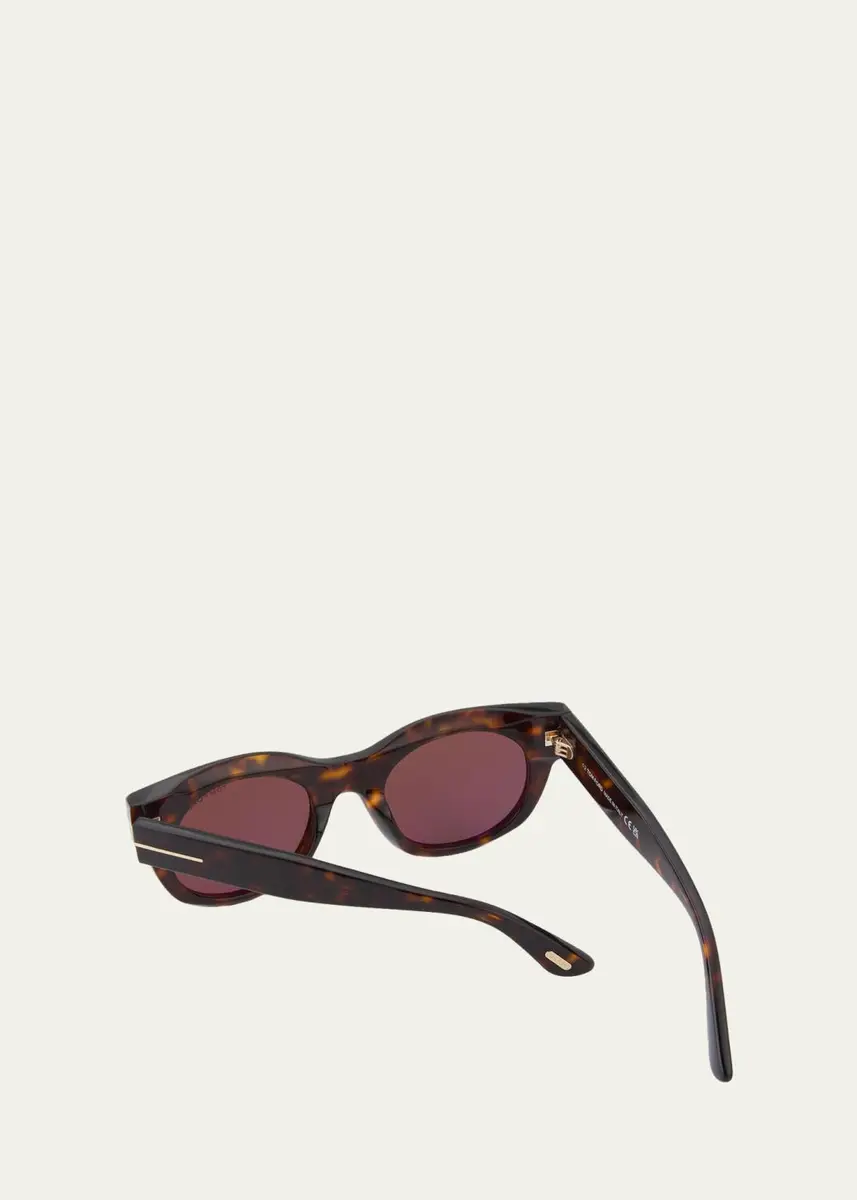 Tom Ford Marine 50MM Round Sunglasses | Thumbnail 2 Tom Ford Marine 50MM Round Sunglasses | Thumbnail 2