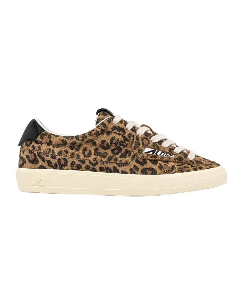 Autry Windscape Leopard Suede Low-Top Sneakers | Image 1 Autry Windscape Leopard Suede Low-Top Sneakers | Image 1